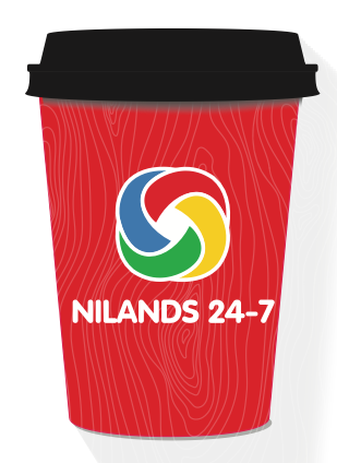 NILANDS 12OZ DW CUPS X500